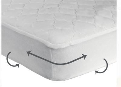 China Secure Stay Mini Organic Crib Mattress Pad 80% Cotton + 20% Poly 52” X 28” for sale