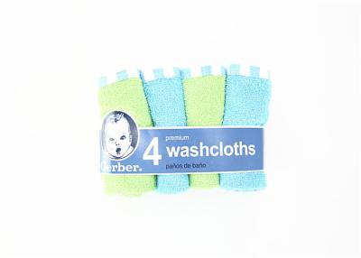 China Hand Face Towel Baby Bath Washcloths  Highly Water Absorbent 100% Cotton for sale