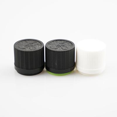 China Tamper evident 18mm heavy duty plastic child safe screw cap for essential oil bottle for sale