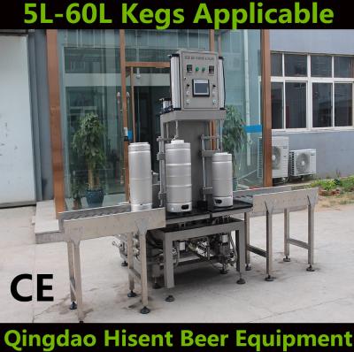 China 5-60L Beverage Beer Keg Washing And Filling Machine Equipment for sale