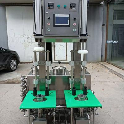 China Two Head Beverage Barrel Washer&Filler Machine With 3 Tanks for sale