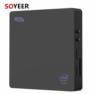 China Fanless Mini TV PC Z85 RAM 2G Fanless 32G X5 Z8350 Smart ROM for Windows 10 and BT 1000M Mini PC for sale