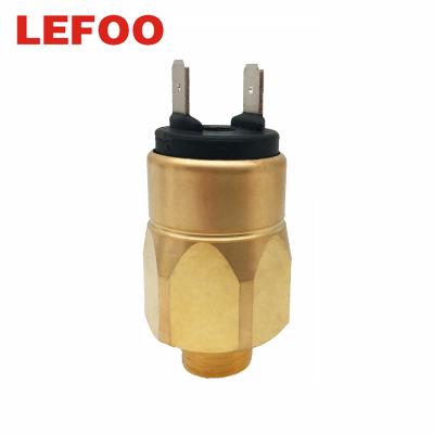 China EN 60730-1 LEFOO Brass Diaphragm Type 1/8npt 1/4 NPT Pressure Switch With 6.4mm Plug Terminal LF705 for sale