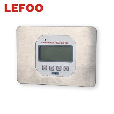 China LEFOO Hydraulic Digital LCD Display Pressure Differential Gauge LFM3 LFM3 for sale