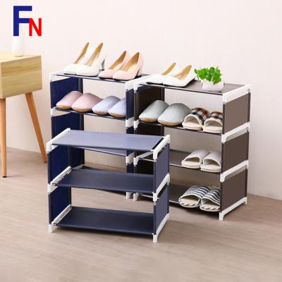 China Durable High Quality Modern Waterproof Indoor 3 Layer Stainless Steel Shoe Rack for sale