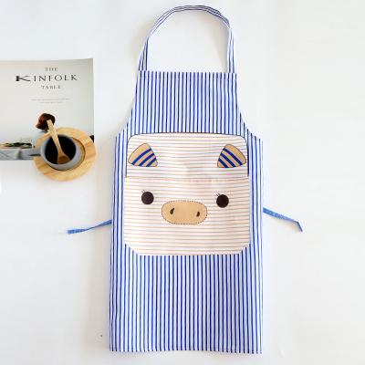 China Kitchen Piggy Anti-fouling Apron Fashion Cartoon Apron Neck Cleaning Hanging Sleeveless Apron for sale