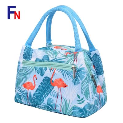 China Waterproof Unicorn Designed Cartoon Girl Insulated Tote Cooler Thermal Reusable Flamingo Lunch Bags for sale