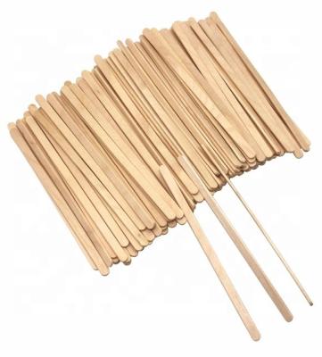 China Juntian Disposable Wooden Sugar Coffee Stirrers For Machine Custom Sale for sale