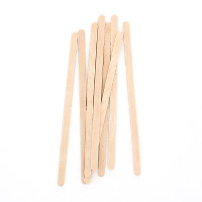 China Juntian Birch Wood Disposable Custom Stirrers Disposable Coffee Stir Stick 1000 Packs for sale