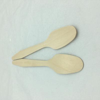 China Disposable Disposable Wood Knife Fork Spoon Eco-friendly Wooden Cutlery No Smell Wooden Cutlery 160 Mm Size for sale