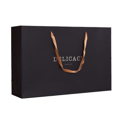 China Hotsale Disposable Paper Bag Custom Brand New Logo Printed Promotion Paper Bag for sale