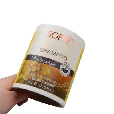 China Design Waterproof Free Custom Shampoo Bottle Adhesive Sticker for sale