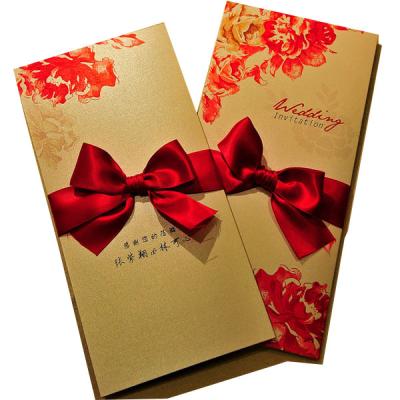 China paper & Cardboard Invitation Printing Wedding Card for sale