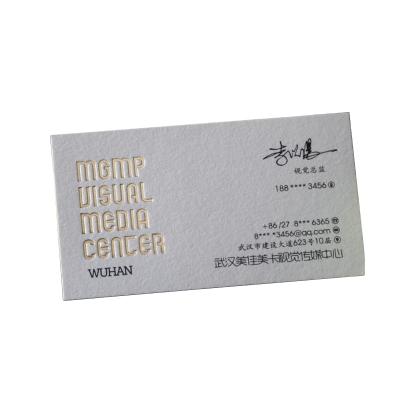 China paper & Cardboard Free Design Name Card Custom Printing Cotton Paper for sale