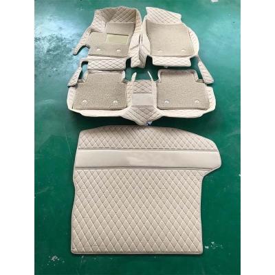 China New Wear-Resistant Tartan Style Custom Made Fashion Personalized Car Mats Non-Slip Wholesale 4 Piece Embroidery Flat Fashion Car Mats New for sale