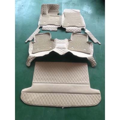 China Tartan Double Layer Car Mats 7D Non-Slip Cheap Car Floor Mats Pretty The New Production Wholesale Fashion Customized Car Mat for sale