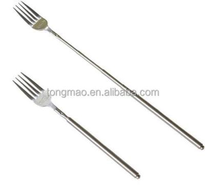 China 25.4 Inch Instrument Novelty Stainless Steel Funny Fork Extendable Joke for sale