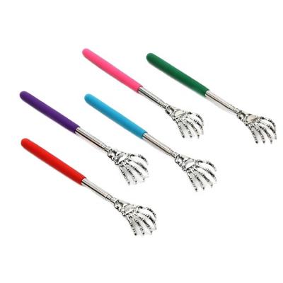 China TM1715 Custom Telescopic Body Zinc Plating Ghost Hand Stainless Steel Extendable Rear Scratcher for sale