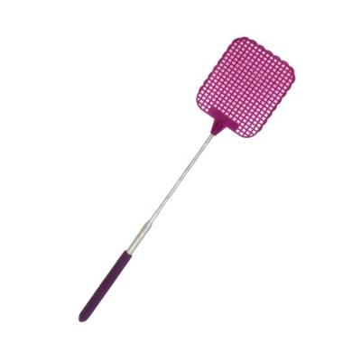 China Sustainable Wholesale Plastic Square Hand Held Expandable Fly Swatter With PVC Handle for sale