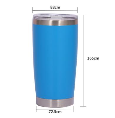 China 20oz Stainless Steel Wine Tumbler Coffee Viable Water Cup Bottle In Stock for sale