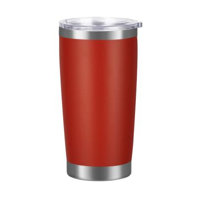 China Viable Custom Logo 20oz Stainless Steel Coffee Travel Mug Double Wall Insulated Powder Coating for sale