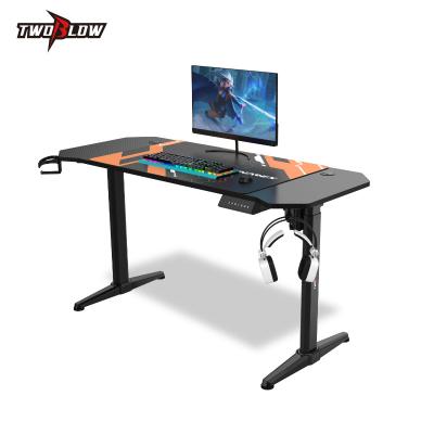 China Convertible Corner Gaming Desk Adjustable Height, Modern Gaming Computer Desk Desk, Electric Adjustable Computer Desk for sale