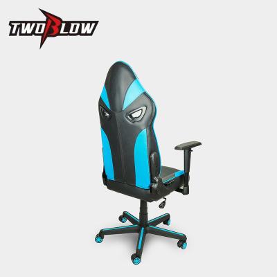 China Fashion Executive Blue Style Chair PU Color Computer Gaming Multifunctional Leather Wrapping Chair for sale