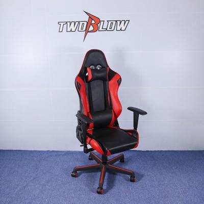 China High Back (Height)Adjustable PU Leather Video Ergonomic Office Computer Racing Gaming Chair With Custom Logo for sale