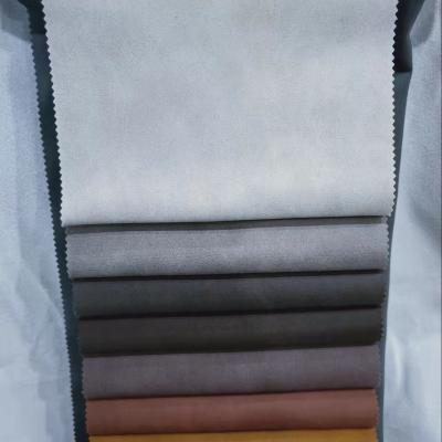 China Leather-like fabric Tear-resistant custom ptinting 100% ployester fabric knitted for home upholstery / car for sale