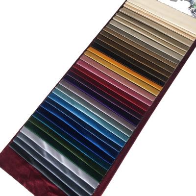 China 100% Polyester Twill Velvet Fabric Super Soft Portfolio Glossy Shrink-Resistant Popular for sale