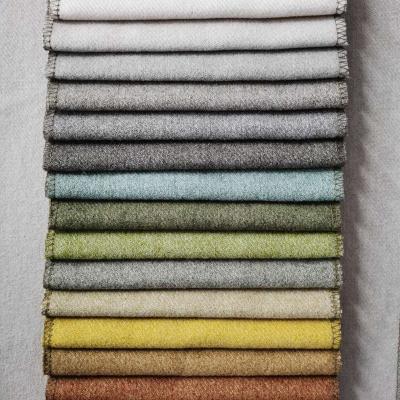 China 100% Polyester Linen Cloth Fabric Upholstery Telas Para Sofas Anti-Static Upholstery for sale