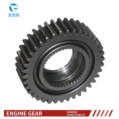 China Custom Gear Black Auto Engine Parts Engine Truck Parts Steel Processing Manufacturer Supply for sale