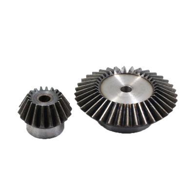 China Machining Steel Spiral Iron Transmission Helicalized Bevel Gear Price for sale