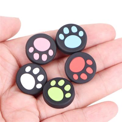 China Cover for the Ps5 & PS4 2 Pairs Cat Paw Rubber Silicone Game Handle Controller Thumb Stick Grip Cap for Xbox One/360 PS3 PS4 for sale