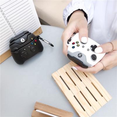 China Game Console Style Case XBOX ONE GAMER CONTROLLER SHOCKPROOF PROTECTIVE CASE FOR AIRPODS PRO WITH CARABINER for sale