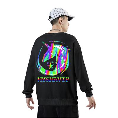 China Dye Comic Men's Breathable Link Sweatshirt Pullover Performance Hoodie for sale