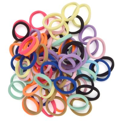 China 2019 Fashion Hot Selling Elastic Hair Ties Shape Hair Bands Stretch Cotton Hair Ties for Women and Girls for sale