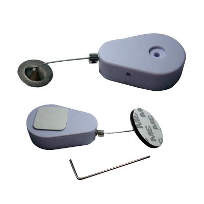 China Anti Theft ABS Access Box Teardrop Drop Shape With Retractable Metal Security Lanyard for sale