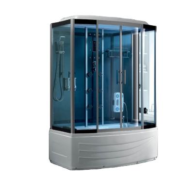 China H-26 1500*850*2200 Aluminum Alloy Tempered Glass ABS shower cabins for sale