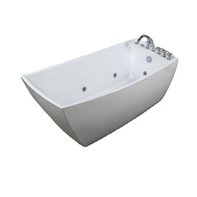 China modern acrylic Whirlpool Massage Bathtub with air motor and light for sale