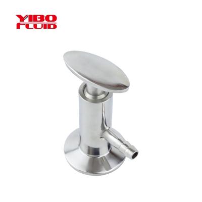 China yibo general valve sanitary stainless steel 304 316L clamped sample valve for tank and pipe fitting for sale