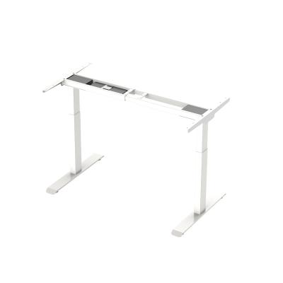 China Adjustable (Height) Height Adjustable Computer Furniture Office Electric Desk Sit Stand Electric Desk Frame Lifting Smart Desk for sale