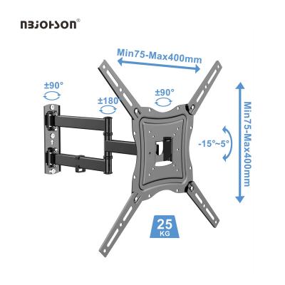 China Modern Economic Full Motion TV Supporter Wall Mount TV Bracket Hanging Wall Mount for sale