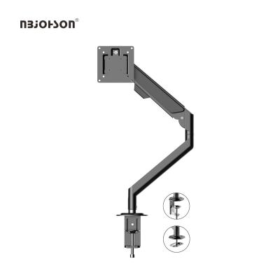 China Metal Gas Spring Monitor Arm Mount , DIY Hanging LCD Monitor Arm for sale