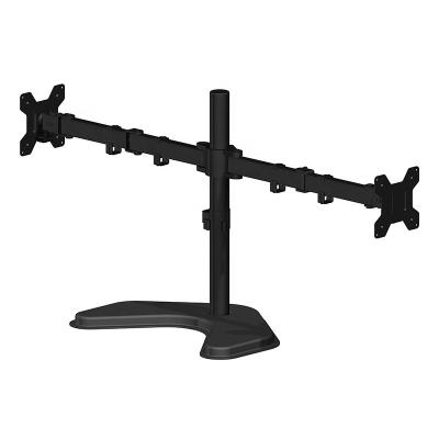 China Hot Selling SPCC Dual Monitor Mount Support Arm Computer Stand for sale