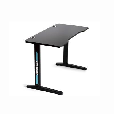 China (Height)Adjustable T Shaped Ergonomic Carbon Fiber Surface Computer E-sport Style Gamer Desk for sale