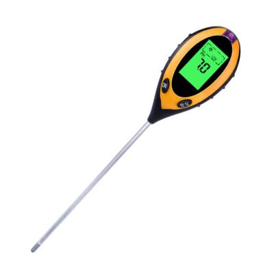 China 2022 Amazon Hot Sale Soil Tester PH 4 In 1 PH Tester Sunlight Moisture Humidity Temperature Meter With Backlight For Garden Plants for sale