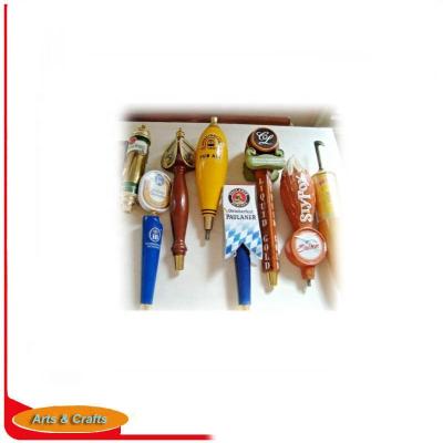 China High Quality Decorative Viable Beer Tap Wooden Effect Series Resin Wine Beer Tap Custom Handle for sale