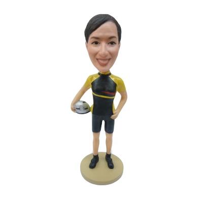 China U. S.A Handmade Sports Events Resin Customized Promotion Gifts Shake Head for sale