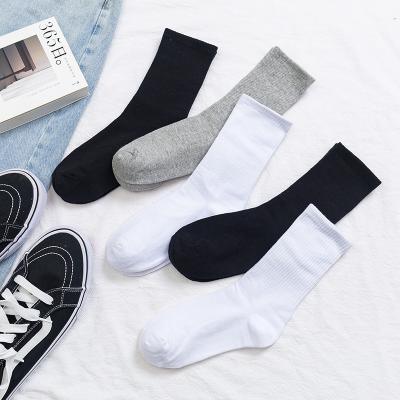 China Hellosport brand QUICK DRY factory direct sales design colorful fashion knitted cotton crew socks custom women for sale